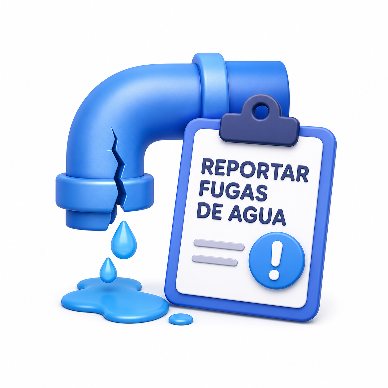 Reporta fugas de Agua